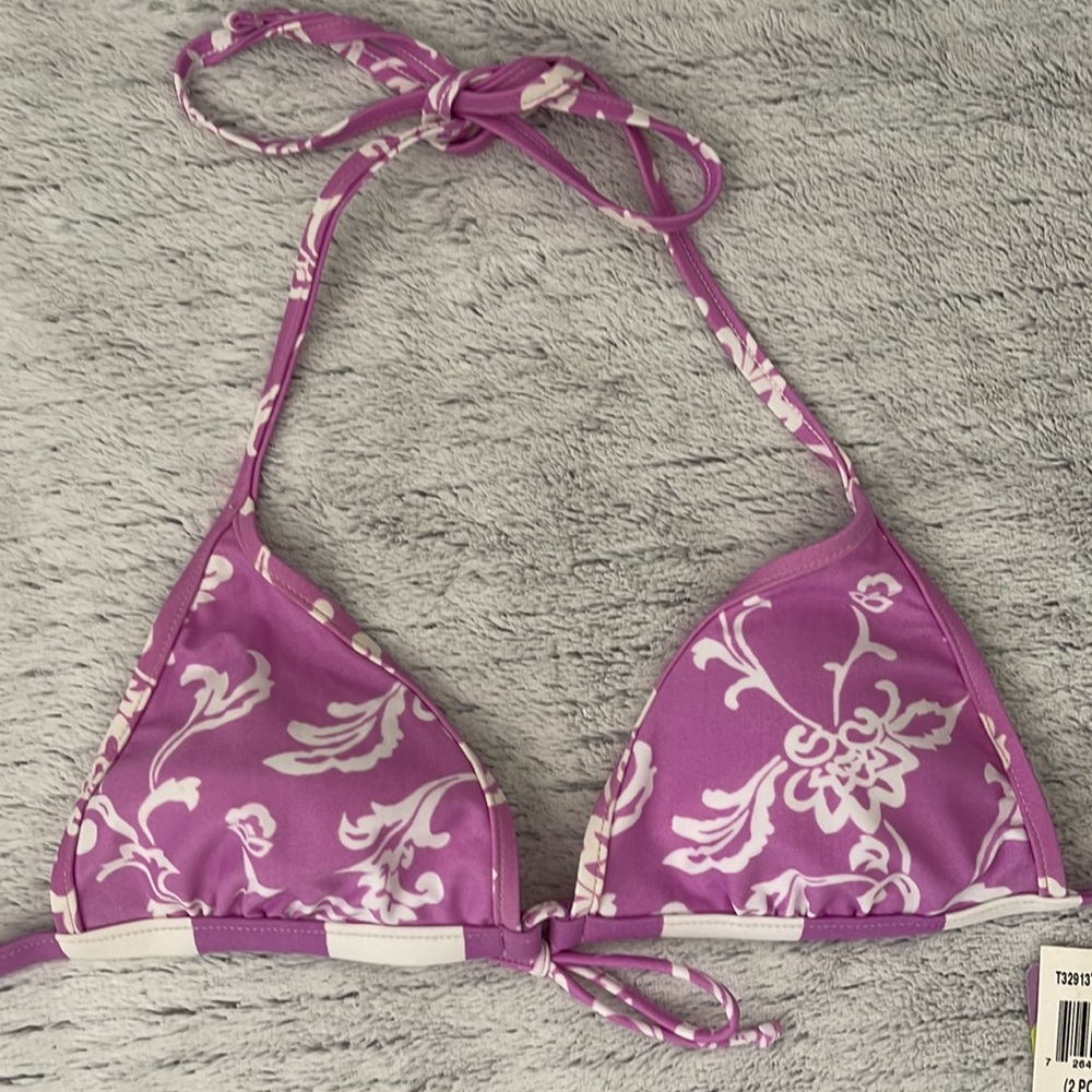 Purple two piece bikini - Picture 2 of 6